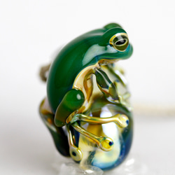 Frog（カエル）&キノコネックレス521 7枚目の画像