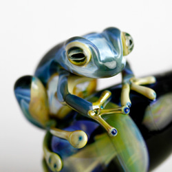 Frog（カエル）&キノコネックレス522 1枚目の画像