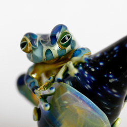 Frog（カエル）&キノコネックレス526 5枚目の画像