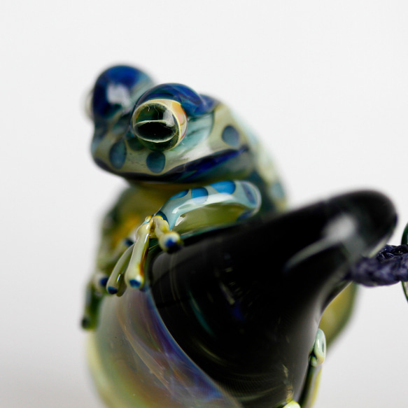 Frog（カエル）&キノコネックレス528 4枚目の画像