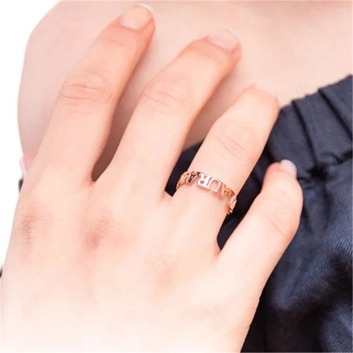 名前やイニシャルでつくるリング♡名入れ♡カスタムリング！名前入り