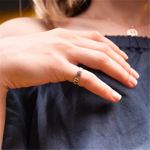 名前やイニシャルでつくるリング♡名入れ♡カスタムリング！名前入り