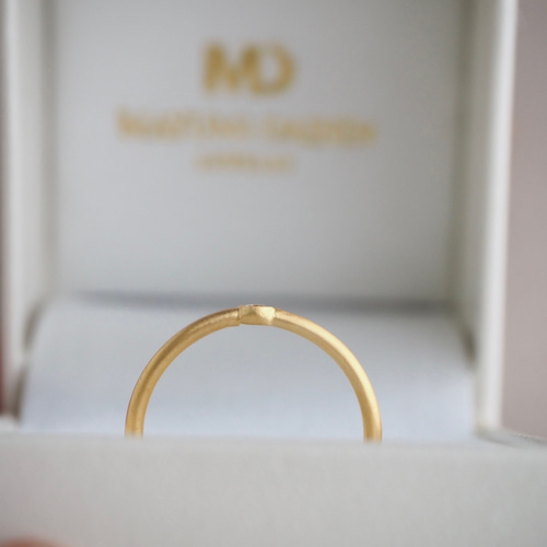 Hitotubu line ring -daily- 一粒 ダイヤ ダイヤモンド 華奢