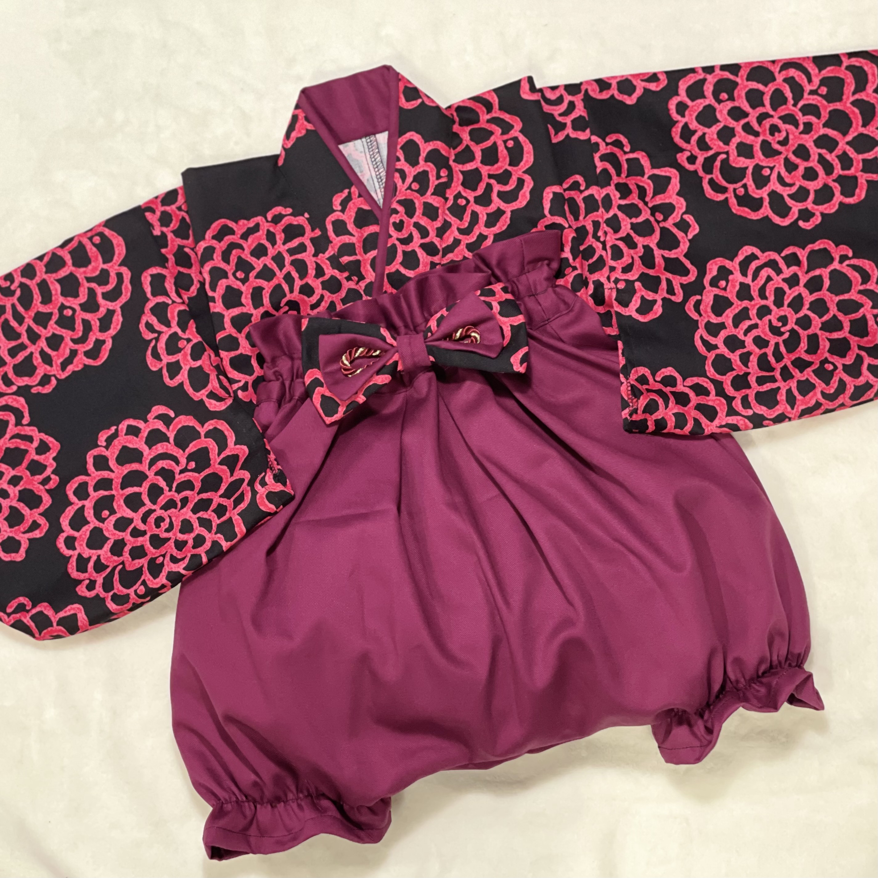 ベビー袴 ♡ ひな祭り ♡ レトロ ♡ お食い初め ♡ 出産祝い ♡ ベビー服 ♡ 100日祝い