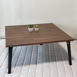 ジャコビーン/超ミニ】アンティーク風・折りたたみ式ローテーブル