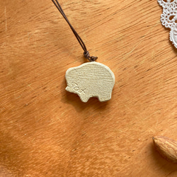 なぞ動物 オーブン陶土ペンダント(Ｄ) 3枚目の画像