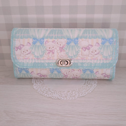 かめちゃん　長財布とミニ財布　キジトラ猫ちゃん　ハンドメイド f96b1c4c2c29a40a20030d6b1f7a46