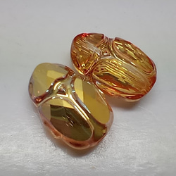 12mm SW5728 Scarab Bead (Metallic Sunshine) 3枚目の画像