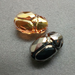 12mm SW5728 Scarab Bead (Metallic Sunshine) 4枚目の画像