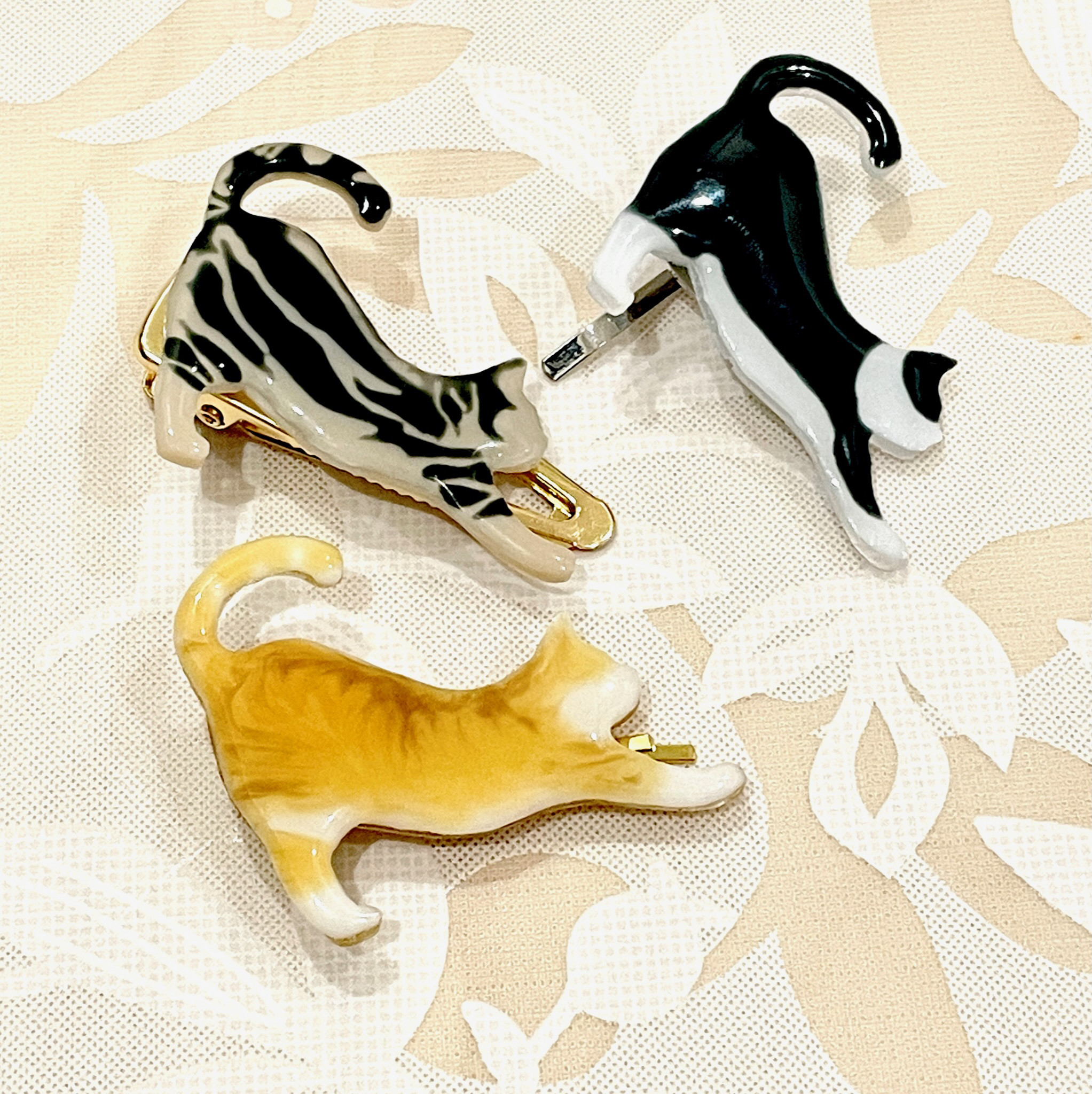 いっち様お取置きレジンヘアゴム 黒猫ちゃんとカップケーキ スイーツNo.997