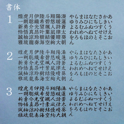 【アクリルこどもの日名前札】選べる4種類の藍柄｜円形 6枚目の画像