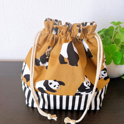 パンダの親子☆パンダ ランチョンマット お弁当袋 コップ袋 ハンドメイド 巾着 パンダの親子☆パンダ ランチョンマット お弁当袋 コップ袋