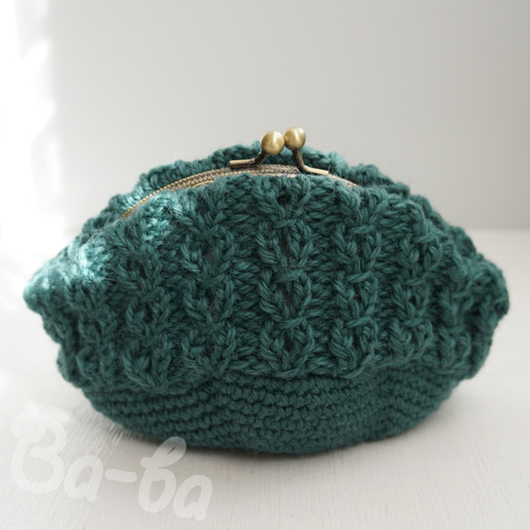 Ba-ba ♡　handmade Pattern knitted pouch No.C1743 第1張的照片