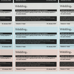 Aesop風 ラベルシール 長方形 イソップ 結婚式 披露宴 ウェディング 受付 ウェルカムスペース ペーパーアイテム 2枚目の画像
