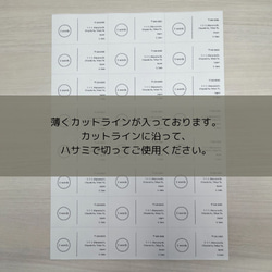 44枚【差出人シール+宛名シールセット】住所シール ロゴ入り 英語 英語表記 English 4枚目の画像