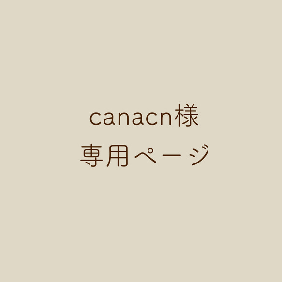 canacn 様　専用ページ 1枚目の画像