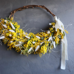 無垢のしめ縄2026】しめ縄リース / ドライフラワー しめ飾り しめ縄