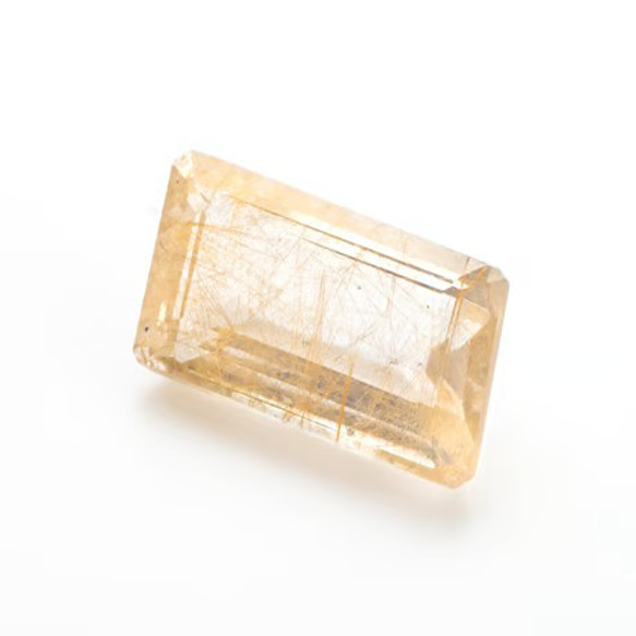 【繊細な黄金の針が魅力】ルチルクォーツ 11.55ct 4枚目の画像