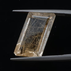 【繊細な黄金の針が魅力】ルチルクォーツ 11.55ct 13枚目の画像