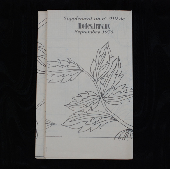 フランス 1976年9月 刺繍図案 1枚目の画像