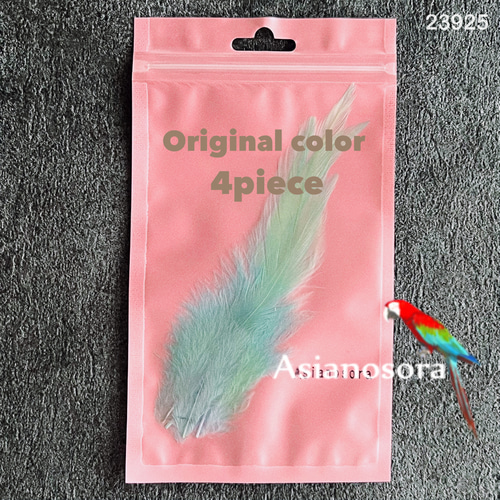 ❤️【original 染め】❤️ 羽根 ❤️フェザー 鳥 パーツ 羽 材料