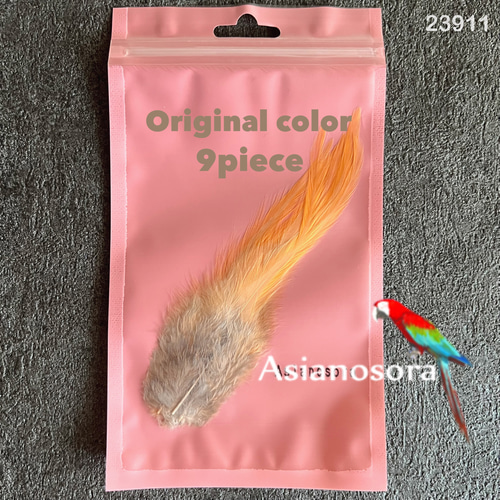 ❤️【original 染め】❤️ 羽根 ❤️フェザー 鳥 パーツ 羽 材料