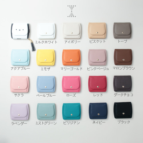 二つ折り財布　マヤレザー　ミドルウォレット　ハンドメイド　シマエナガ【匿名配送】 二つ折り財布 マヤレザー ミドルウォレット ハンドメイド シマエナガ