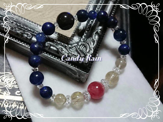 *** Queen Of Impact ***(陰陽ブレスレット・シリーズ )<情熱・具現化・内観・保護>