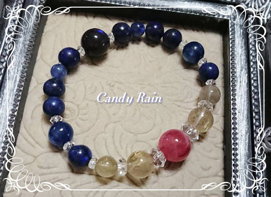 *** Queen Of Impact ***(陰陽ブレスレット・シリーズ )<情熱・具現化・内観・保護>