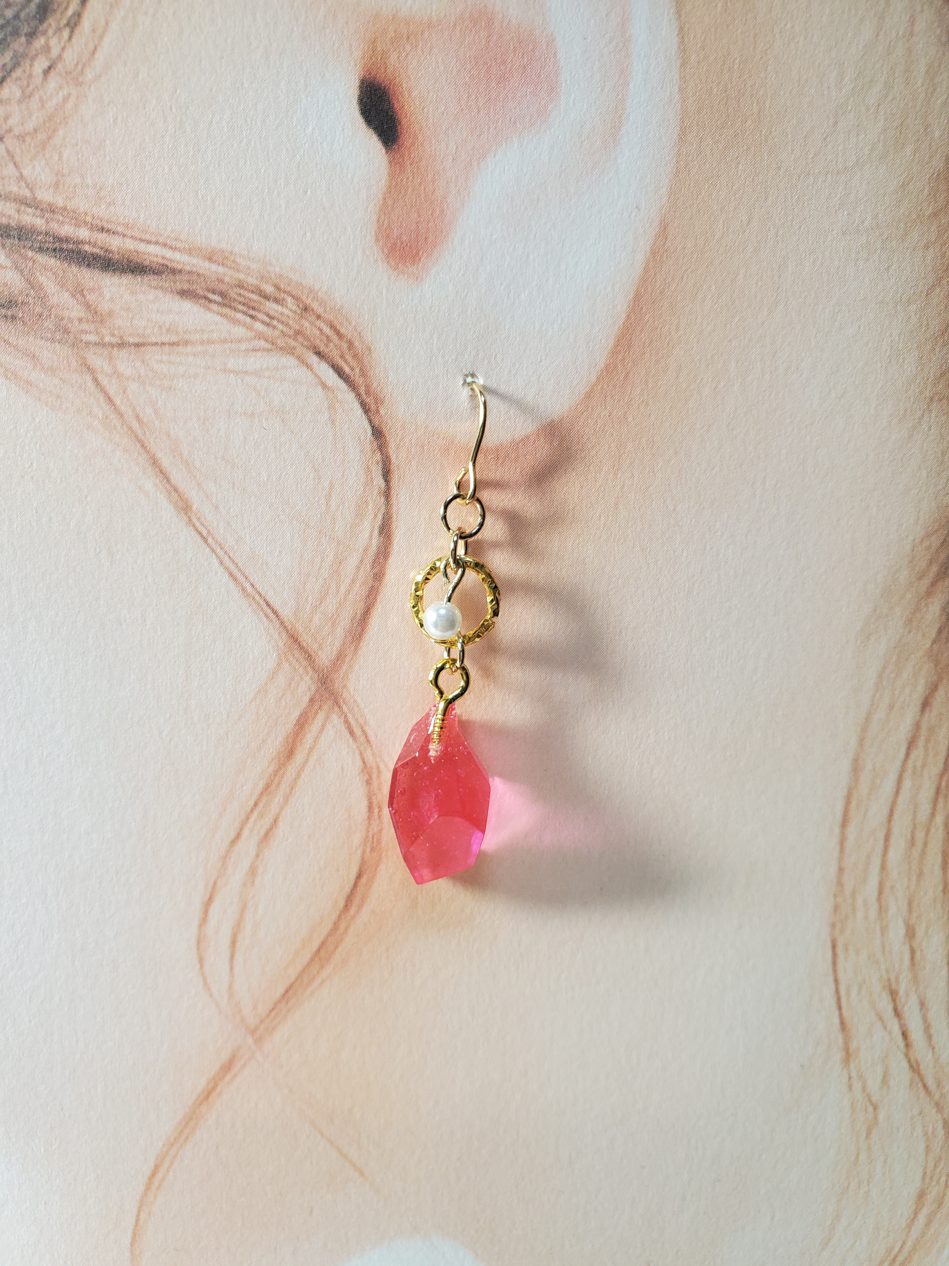 k.akiko様おまとめ♡ ハンドメイドアクセサリー レジンピアス イヤリング ⭐︎ハンドメイド⭐︎花柄アクセサリー⭐︎レジンアクセサリー