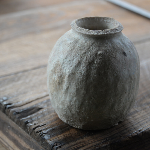 ♥信楽 花瓶 水漏れ有り 花器 骨董 古玩