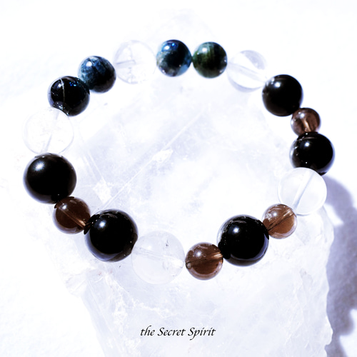 【激レア大玉】ヒマラヤカイヤナイト約9〜10mm　ブレスレット 激レア大玉】ヒマラヤカイヤナイト約9〜10mmブレスレット