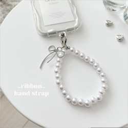 ⑅ribbon hand strap⑅ ハンドストラップ 1枚目の画像