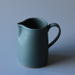 陶器のコーヒーサーバー　ブルーグレー 1枚目の画像