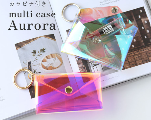 ケースティファイ♡スマイル (レインボー) イヤホンケース インパクト