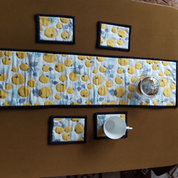 ポコポコ 黄色ミニトマトのテーブルマット 5枚セット 4枚目の画像