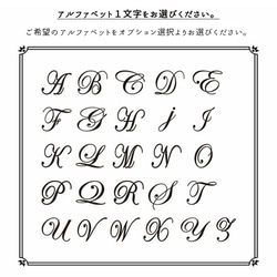 多機種対応 カラーリアケース 【 Simple -エレガント- 】 イニシャル スマホショルダー JA03A 8枚目の画像