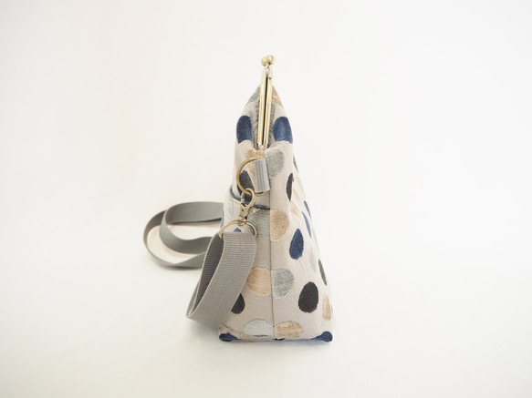 PERKINS INVENT≪グレー≫　がまぐち2wayショルダーバッグ 