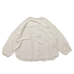 ダブルフリルバンドカラーシャツ vent blanc VB241326 ヴァンブラン 12枚目の画像
