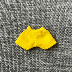 オビツ11 ショートパンツ　yellow 1枚目の画像