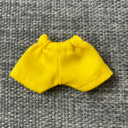 オビツ11 ショートパンツ　yellow 2枚目の画像