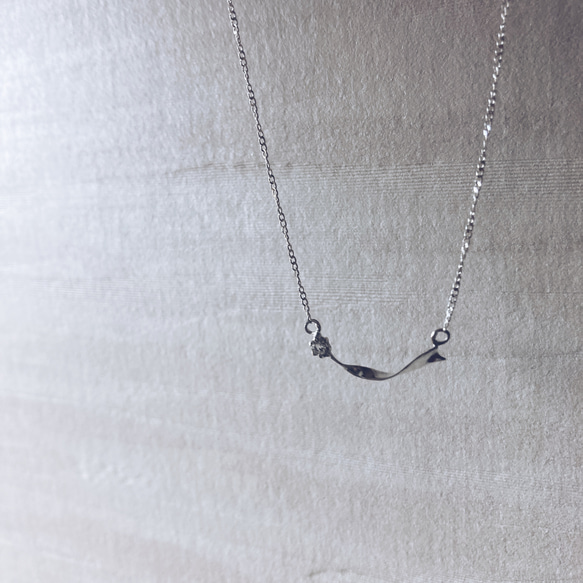 nagareboshi necklace【silver925】シンプル　シルバー　シルバー925 流れ星 6枚目の画像