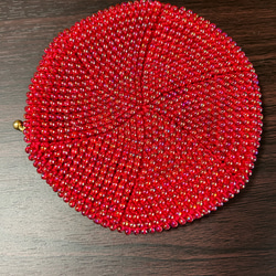 ビーズがま口ハンドメイド、キラキラグリーン キラキラかわいいビーズのがま口 グリーン がま口 ルミワールド 通販