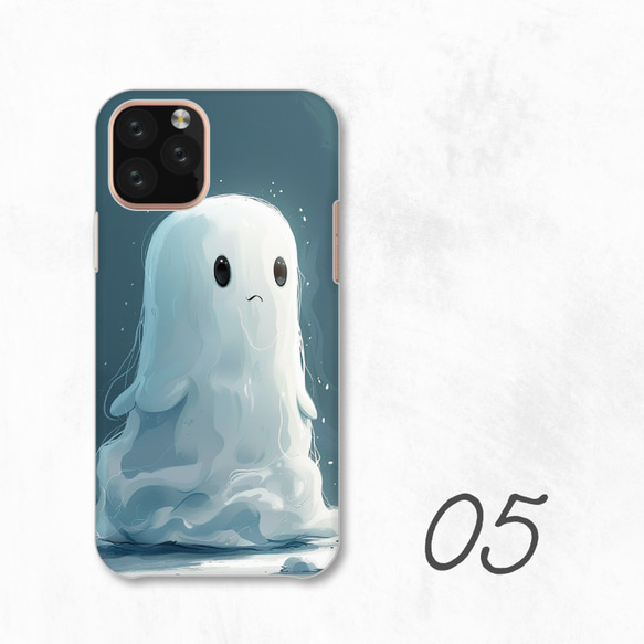 幽靈可愛幽靈幻想兼容所有型號智慧型手機保護殼後蓋式硬殼 NLFT-HARD-a156 第7張的照片