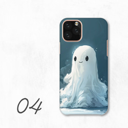 幽靈可愛幽靈幻想兼容所有型號智慧型手機保護殼後蓋式硬殼 NLFT-HARD-a156 第6張的照片