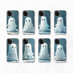 幽靈可愛幽靈幻想兼容所有型號智慧型手機保護殼後蓋式硬殼 NLFT-HARD-a156 第2張的照片