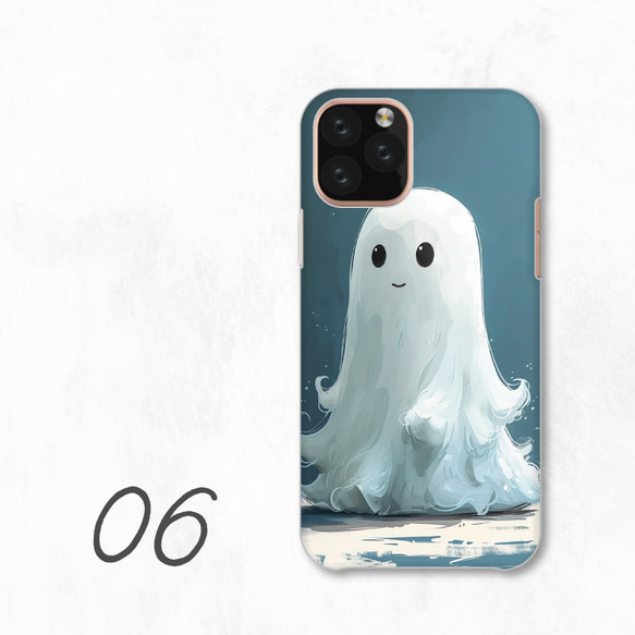 幽靈可愛幽靈幻想兼容所有型號智慧型手機保護殼後蓋式硬殼 NLFT-HARD-a156 第8張的照片