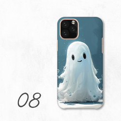 幽靈可愛幽靈幻想兼容所有型號智慧型手機保護殼後蓋式硬殼 NLFT-HARD-a156 第10張的照片