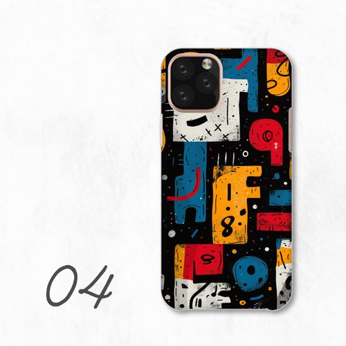ポップアート グラフィティ カラフル アート 全機種対応スマホケース
