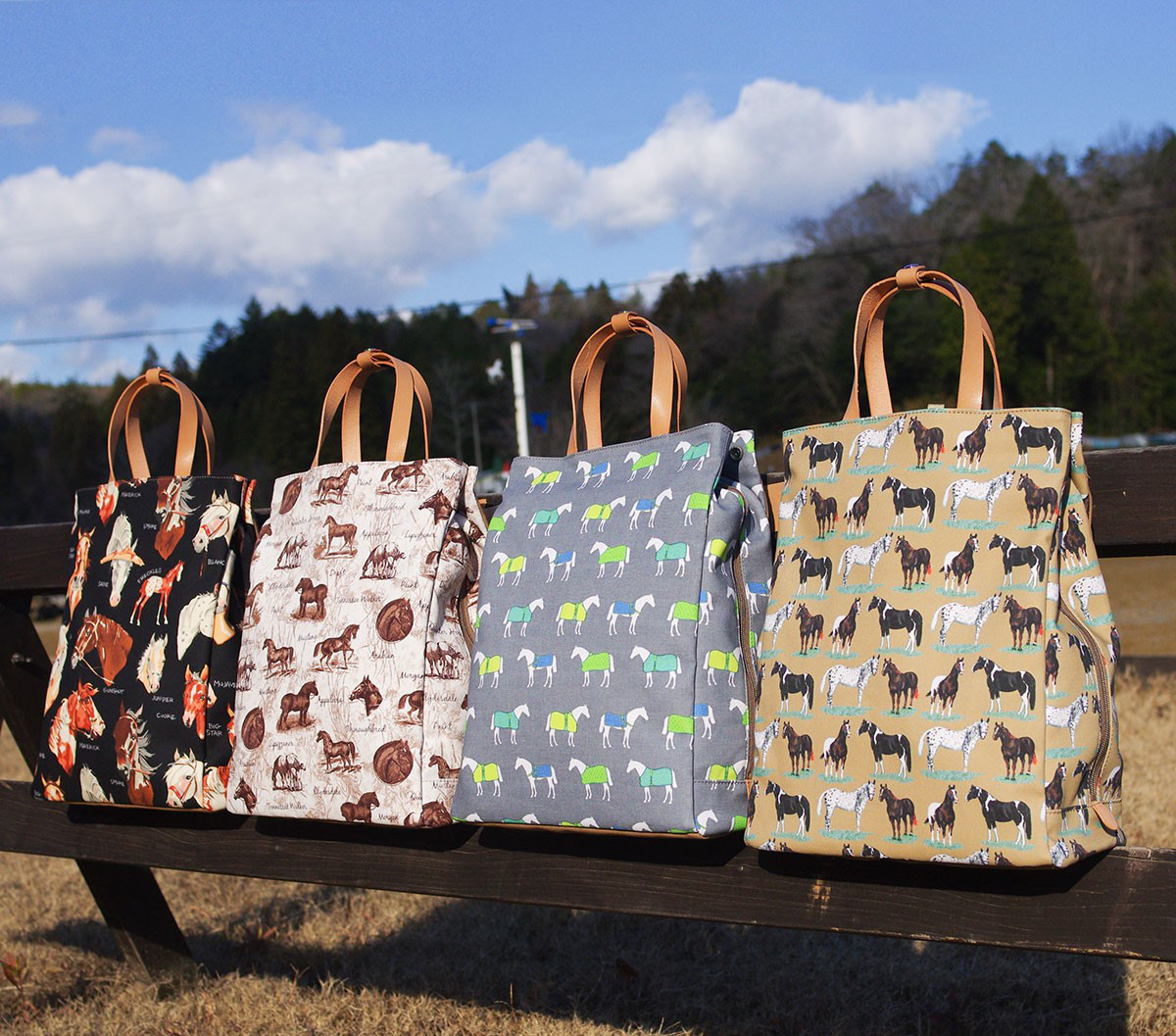 馬柄トート型リュック "トーティリュック"